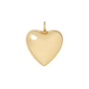 Roxanne Assoulin The Big Puffy Heart Charms Polished Gold